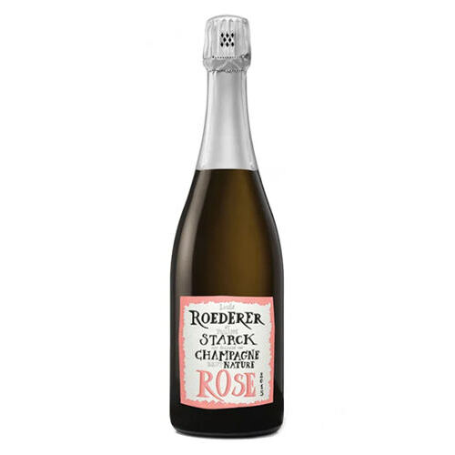 Champagne Louis Roederer, Rosé Nature Philippe Starck (avec étui) (2015)
