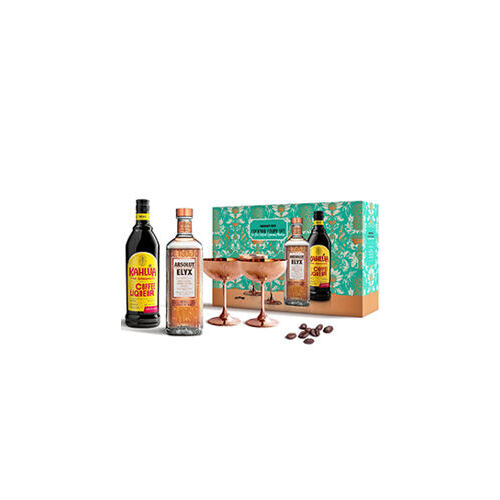 Absolut, Set Espresso Martini Cocktail (1 x Elyx + 1 x Kahlua + 2 glasses) ()