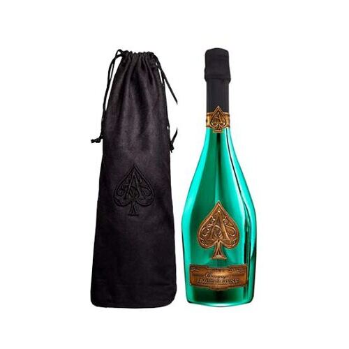 Champagne Armand de Brignac, Green (velvet bag) ()